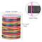 295 ft 2mm Colorful Nylon Beading String for Macrame Bracelets, Necklaces, Jewelry Making, Arts and Crafts, String Games